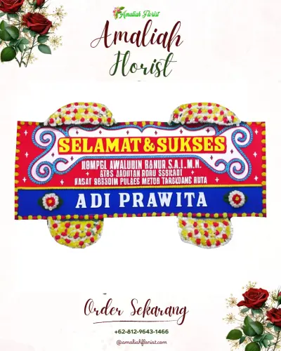 Karangan Bunga Ucapan Selamat di Salamerta